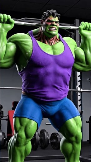 Hulk ka Gym Fail! Pants Ripped 😂 #Shorts #cartoon #hulk #animation #marvel #funnyshorts #avengers