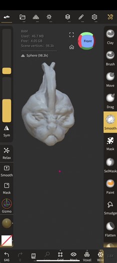 Gato' alien Cat #artist #art #arte #3d #3dprinting #3d #mobile #usa #kpop #asian #japan #brazil