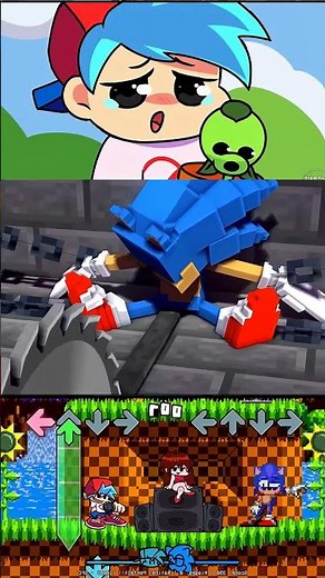 Sonic Oh Uhm for Hire vs Minecraft Mod - Epic Friday Night Funkin' Showdown! #sonic #minecraft #s...