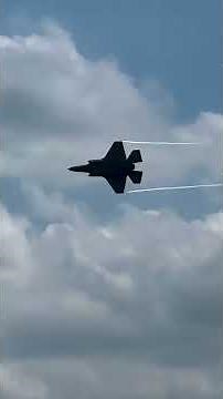 F-35A Lightning flying low and fast over residential homes. #f35 #usaf #shorts #usa