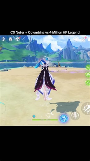 C0 Nefer Columbina vs Local Legend (Redemption Code WD85AIU078V4. This was filmed on the creator experience server. Gameplay may differ from live) #genshinimpact #columbina