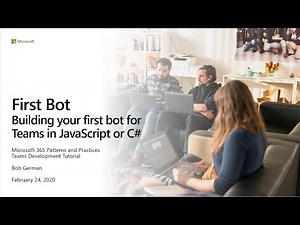 Teams Development: First Bot