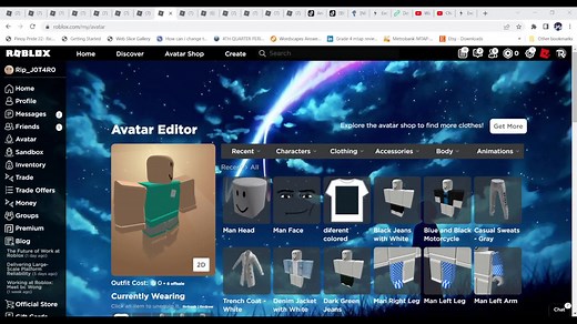 Tutorial on Jotaro Outfit in Roblox | Free Avatar Customization