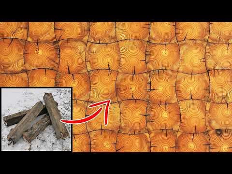 Unique DIY TABLE from old Wooden Beams