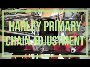 How To Harley Davidson Primary Chain Adjustment.