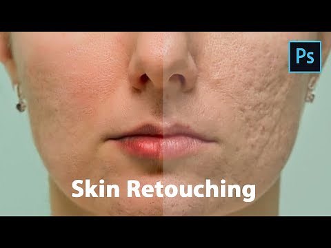 Skin Portrait Face Retouching & Make Makeup in Photoshop CC 2018 Tutorial