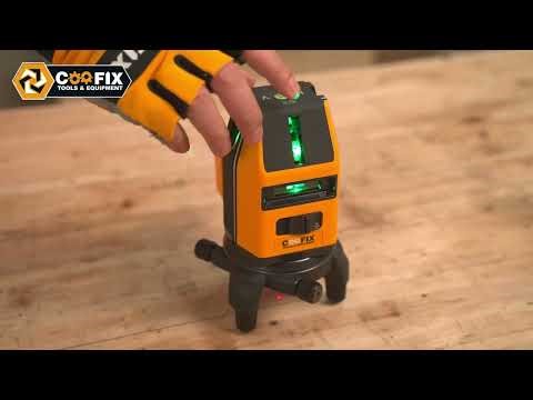 COOFIX Green Laser Level with Integrated Lithium ion Battery