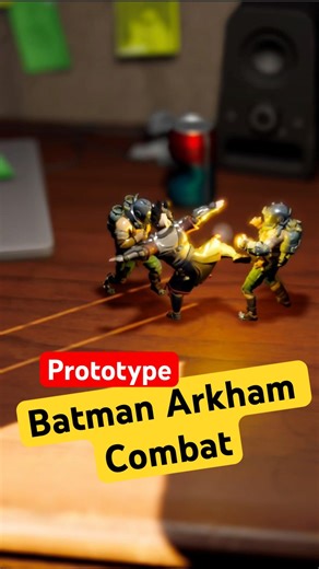 Tilt-shift Unity 6 Prototype Combat System Stop Motion