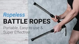 Ropeless Battle Ropes—Portable, Easy to use, Super Effective (Full video, click the link below.) https://www.kickstarter.com/projects/2097272394/ropeless-battle-ropesportable-easy-to-use-super-effective?ref=discovery_newest?ref=discovery_newest 1 Device, 13 Workouts! Elevate your fitness with simultaneous cardio and strength training at home in just 10 minutes with Z-ROPE | Creative New Idea Gizmos