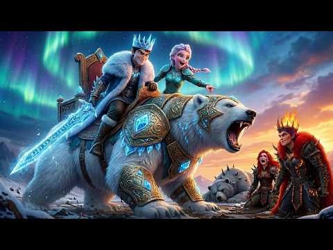 White Family VS Ruby Family: RUMI wins the Arctic Bear Race - KPOP Demon Hunters