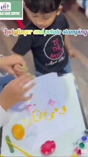 Creative Vegetable Stamping Activity for Kids! 🎨🥔 | SCCC Therapy Center