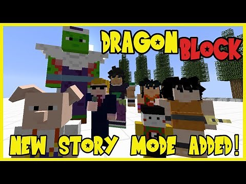 NEW DBC STORY MODE & BROLY MOVIE STORY ADDED! Minecraft Dragon Block C Mod Review