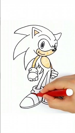 Sonic Boom Drawing and Coloring | Cartoon for Kids | How to Draw?
