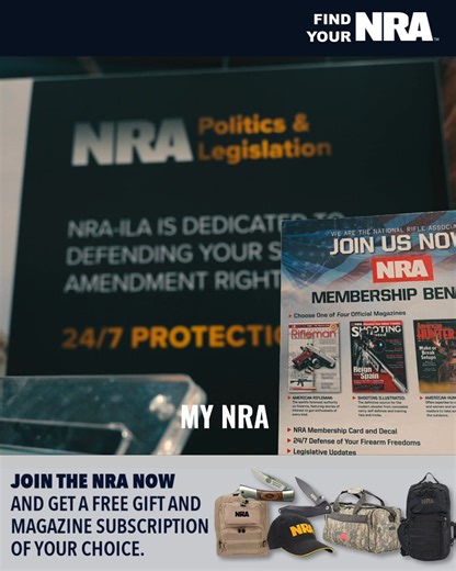 Join NRA for only $35/year! Some reasons to join include unlocking exclusive discounts, legislative updates & community connections! What's your reason to join? | NRA - National Rifle Association of America