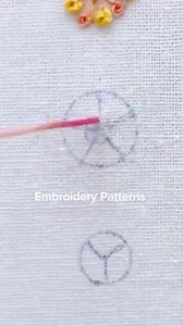 Very very easy flower embroidery design 🥰 #new #handmade #embroidery #flowers #reelsvideo #foryou #viralreels | Embroidery Patterns