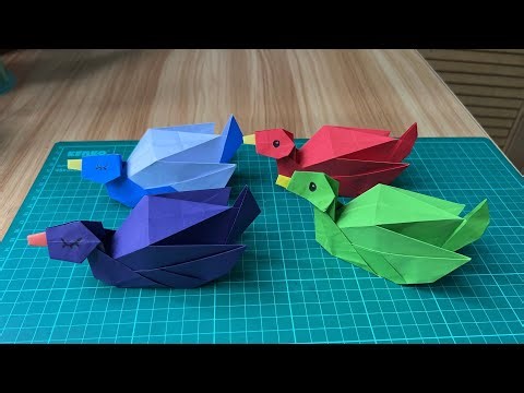 Easy Origami Duck Tutorial | Cute Paper Duck for Beginners