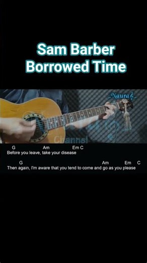 Sam Barber - Borrowed Time Guitar Chords Lyrics #shorts