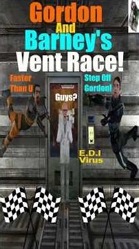 Half-Life 2: Gordon and Barney's Vent Race! - Custom Map #Shorts #HalfLife #HalfLife2 #Gaming #Vent