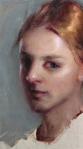 Alla Prima — a direct painting technique where the portrait is completed in one session, while the paint is still wet. Here’s how light, color, and form come together in a single flow 🎨 Keywords: portrait, all prima, oil colors, oil paints, painting, art tutorial #art #artist #portrait #painting #allaprima | Surabhi Gulwelkar