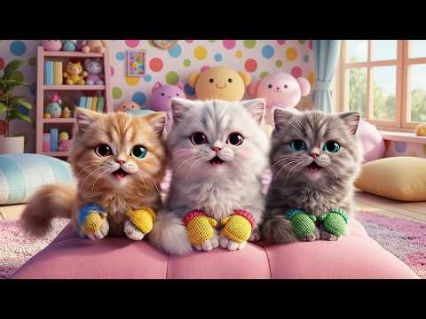 Three Little Kittens and the Missing Mittens | Classic Nursery Rhyme & Story for Kids