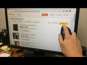 Automate Alibaba: Export Any Product Search to CSV Instantly