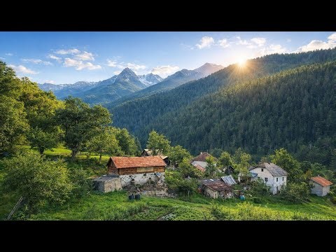 Peaceful Mountain Village Life in Bulgaria | A Cinematic Documentary of Simple Rural Living.