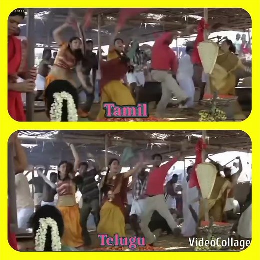 🌈 Dhavanipotta Deepavali Song in 2 Languages 🎦 | Multilingual Tamil Telugu #Shorts #viral #vishal