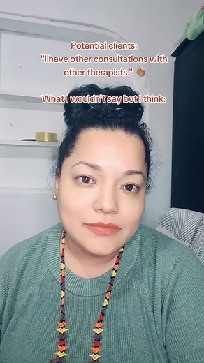 I love to see potential clients empowered to find the right therapist for them and not go with the first choice (unless you don't need to). I know there are many therapy companies/places do not let potential clients choose their therapist and they are automatically assigned. I used to work in places like this. It always made me feel uncomfortable as a therapist for my clients. Although we would almost always vibe ❤️ Also, I still want to be the chosen one lol All of this can coexist. . . . #priv