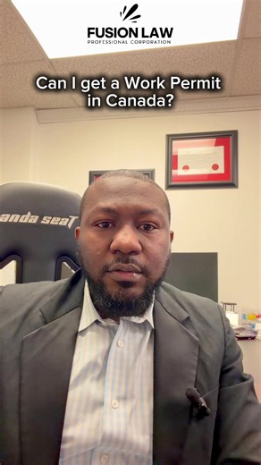 Can you get a work permit to work in Canada? You must qualify under a specific legal work permit category which many people don’t. Before you apply or pay anyone, understand the law! #LawTok #FusionLaw #ImmigrationLawyer #WorkPermitCanada #CanadianImmigration