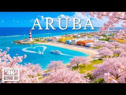[4K] Aruba 2026 🇦🇼 | Caribbean Blue, Eagle Beach & Deep House Vibes