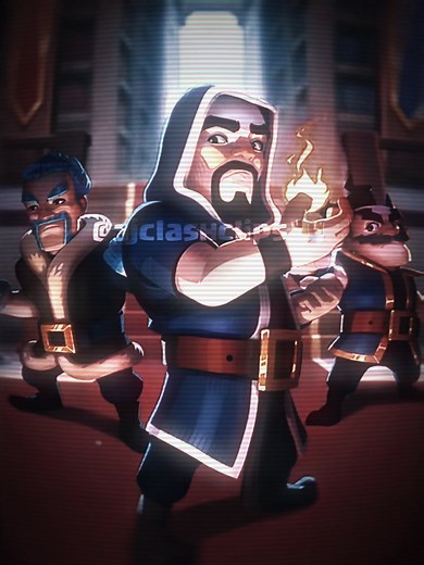 Aura Wizard Trio Edit in Clash Royale