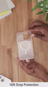 Case-Mate Tough Clear iPhone 15 Pro Max Case [16ft D3O Drop Protection] [Compatible with Magsafe] Magnetic Phone Cover for iPhone 15 Pro Max 6.7", Shockproof, Anti Yellow, Anti Scratch Technology,Slim