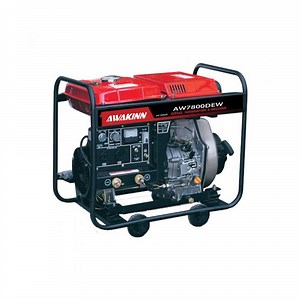 [Hot Item] 5kw 5.5kw Diesel Welding Machine Small Portable Electric Starter 180A Double Use Diesel Welding Generator Set