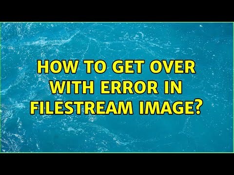 How to get over with error in filestream image?
