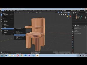 Blender 2.8 || 3D object export import tutorial for beginners