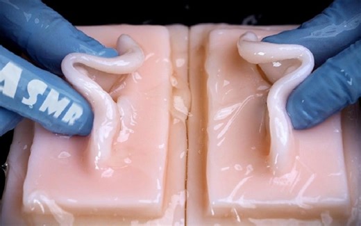 【ALICE 助眠】按摩｜ASMR双耳完全淹没了，透明凝胶耳部按摩