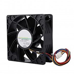 Yoidesu 120mm x 38mm 12V 2.7A Ball Bearings Dc Cooling Fan,4-Pin Premium Quiet Fan,High Speed 6000RPM 210.38CFM High Performance Cooling Fan Cooler
