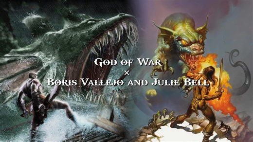 God of War x Boris Vallejo and Julie Bell