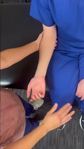 Manual muscle testing forearm: pronation