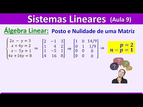 LINEAR SYSTEMS - CLASS 9: Rank and Nullity of a matrix and the Rank Theorem.