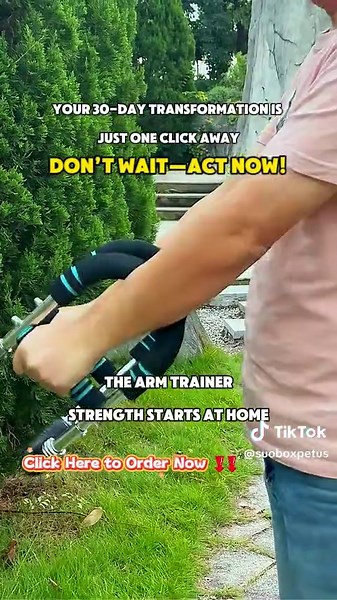 #TiktokShopBlackFriday Transform Your Chest and Arms in Just 30 Days—From the Comfort of Home!Arm Trainer Chest workout Strengthen Chest and Arm Muscles Men's Fitness Trainer Detachable Portable Spring Resistance Home Fitness Equipment Outdoor Fun #tiktokshop #homeworkout #armtrainer #chestworkout