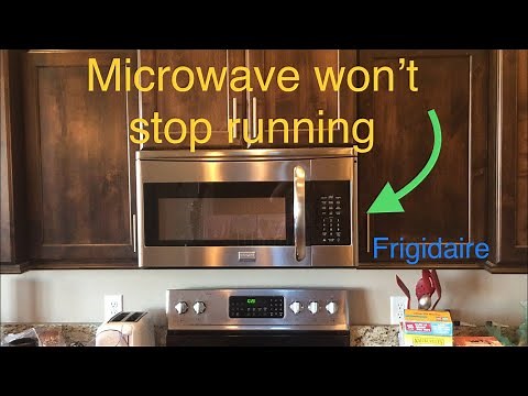 Frigidaire Microwave Magnetron Removal and testing. Microwave won’t stop running