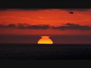 Helicopter Sunset: Oceanside Photo Of The Day