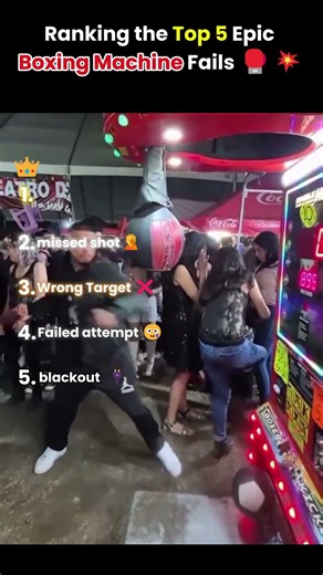 Watch What Happens After the Miss 👀🥊 #FunnyFails #BoxingMachine #Shorts