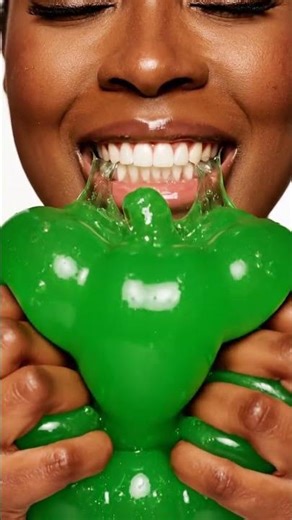 Giant Scallion Slime Stretch 🔥