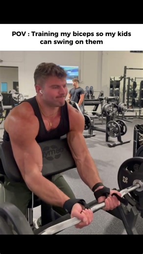 Training biceps so my kids can swing on them