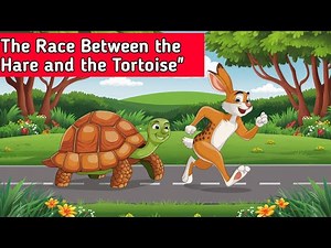 The Race Between the Hare and the Tortoise | Animated Story for Kids"