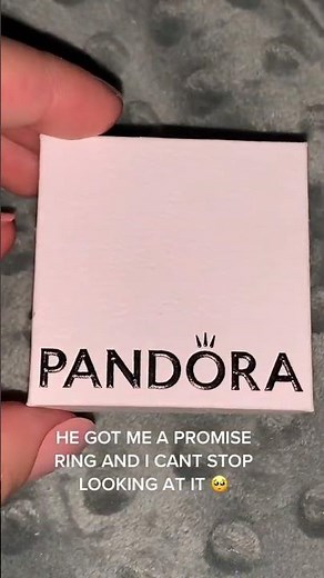 This is the best promise ring #pandora #jewelry #diamond