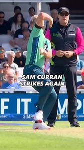 54K views · 542 reactions | Sam Curran with the slower ball  #TheHundred | The Hundred | Facebook