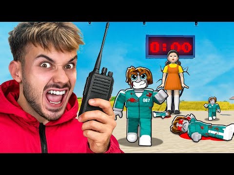 PLAYING AS A GUARD IN ROBLOX'S Squid Game! INK GAME